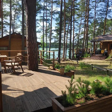 Zakatek Wdzydze Z Widokiem Na Jezioro -Domek Nr 19 Borsk Exterior photo